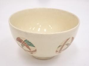 京焼　原平造　金彩色絵毬茶碗